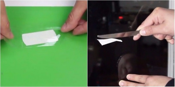 Làm sạch băng dính 2 mặt