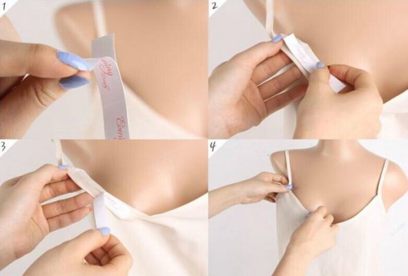 Ứng dụng băng dính thời trang